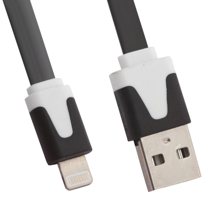 USB кабель «LP» для Apple iPhone/iPad Lightning 8-pin плоский узкий (черный/европакет)
USB кабель «LP» для Apple iPhone/iPad Lightning 8-pin плоский узкий (черный/европакет)