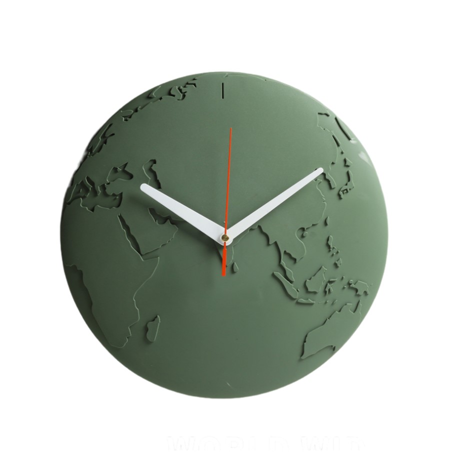 

Часы настенные World Wide Waste, темно-зеленые