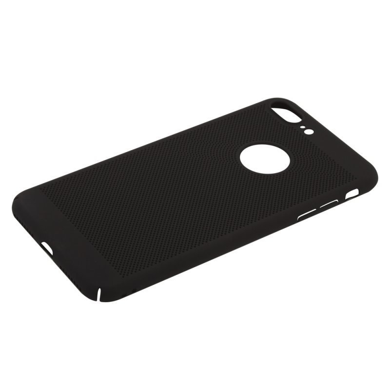 фото Защитная крышка «lp» для iphone 7 plus «сетка» soft touch (черная) европакет