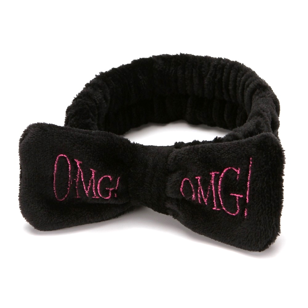 фото Повязка на голову бант omg, чёрный