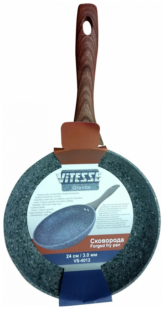 фото Сковорода vitesse granite vs-4012, 24 см
