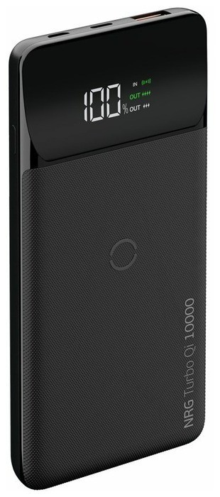 фото Аккумулятор deppa nrg turbo qi 10000 mah, черный