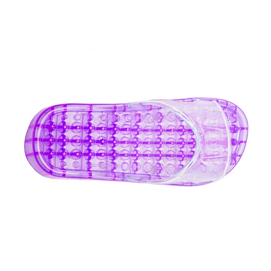 фото Тапочки массажные силиконовые, l, фиолетовый
