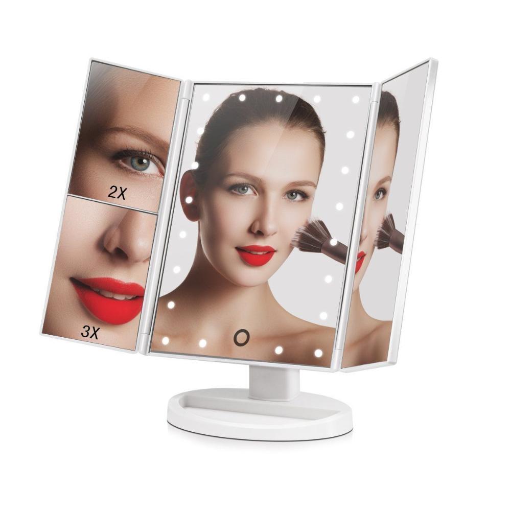 Зеркало косметическое с LED-подсветкой трехстворчатое Superstar Magnifying Mirror, белый
Зеркало косметическое с LED-подсветкой трехстворчатое Superstar Magnifying Mirror, белый
