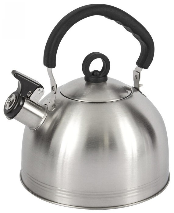 фото Lumme чайник со свистком lu-268 3 л, серый гранит