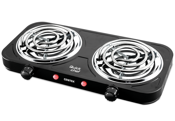 Плитка электрическая Centek CT-1509 Black 2 конфорки ТЭН 140мм, 2000Вт, индикатор работы
Плитка электрическая Centek CT-1509 Black 2 конфорки ТЭН 140мм, 2000Вт, индикатор работы