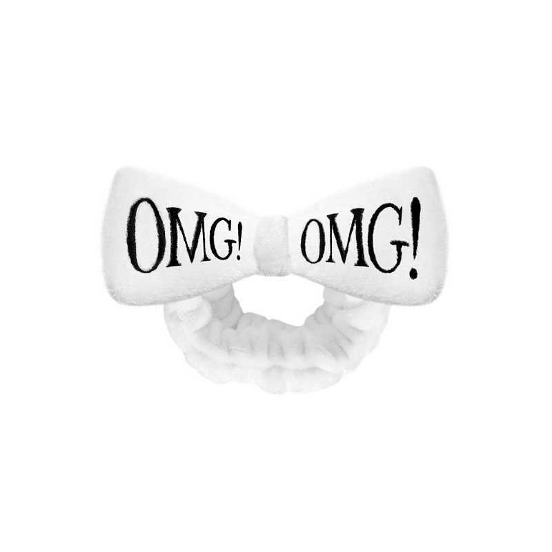 фото Повязка на голову бант omg, белый