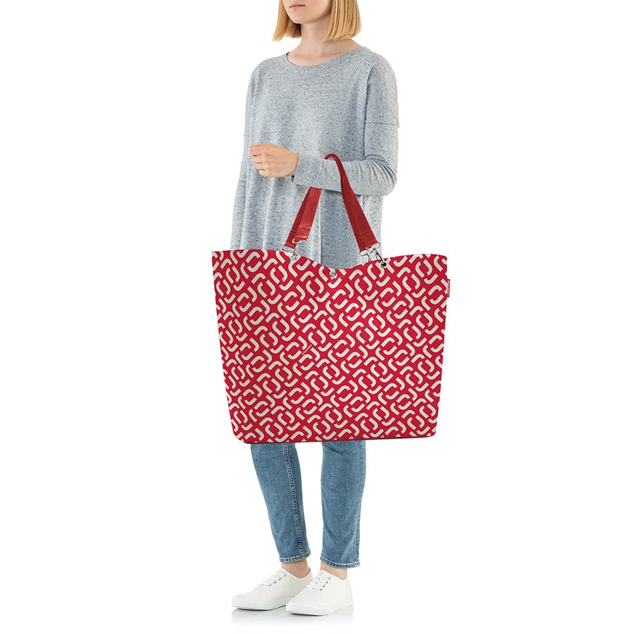 фото Сумка shopper xl signature red
