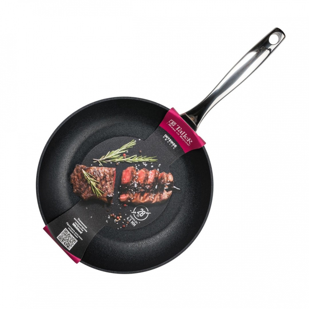 фото Сковорода taller tr-4175, 28 см, черный