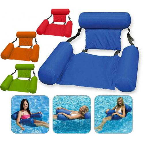 фото Плавающее кресло inflatable floating bed, оранжевый