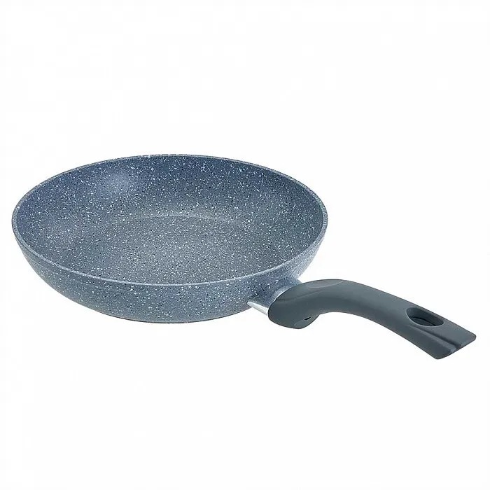 фото Сковорода алюминиевая webber gray marble, 22 см, артикул be-4530/22n