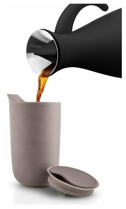 фото Термокружка eva solo ceramic thermo cup, 0.28 л серый