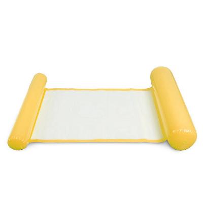 фото Складной плавающий гамак для воды - floating bed, жёлтый
