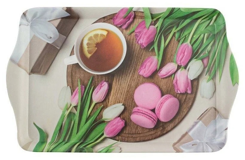 Mallony Поднос сервировочный FANTASIA, размер 38,5*24,5*2,8 см, из термостойкого пластика с дизайном 8258 
Mallony Поднос сервировочный FANTASIA, размер 38,5*24,5*2,8 см, из термостойкого пластика с дизайном 8258