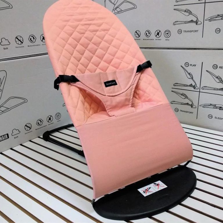 фото Кресло-шезлонг для новорожденных, розовый