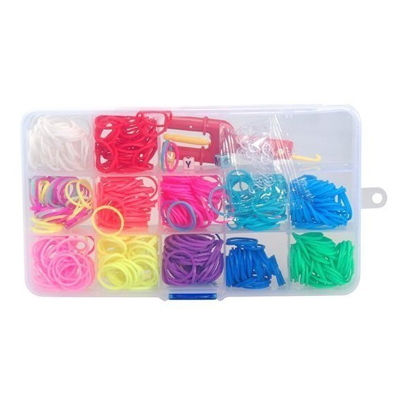 фото Радужки (rainbow loom) - набор для вязания из резинок