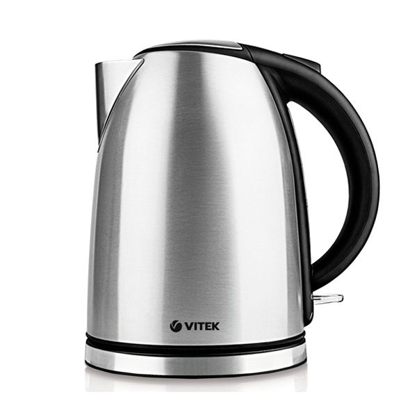 Чайник Vitek VT-1169 SR Чайник Vitek VT-1169 SRЭлектрочайники и термопоты<br>Электрический чайник VT-1169 SR – настоящая находка для тех, кто любит собирать большие компании для чаепития. Стильный чайник изящной формы мощностью 2200 Вт позволит быстро вскипятить воду, а напоить любимым горячим напитком всю компанию возможно благодаря объему 1,8 литра. Корпус чайника выполнен из нержавеющей стали – экологичного материала, который сохранит полезные свойства воды и ее исходный вкус.<br>