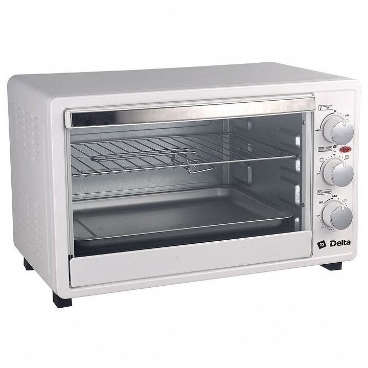фото Мини-печь delta d-001 белый