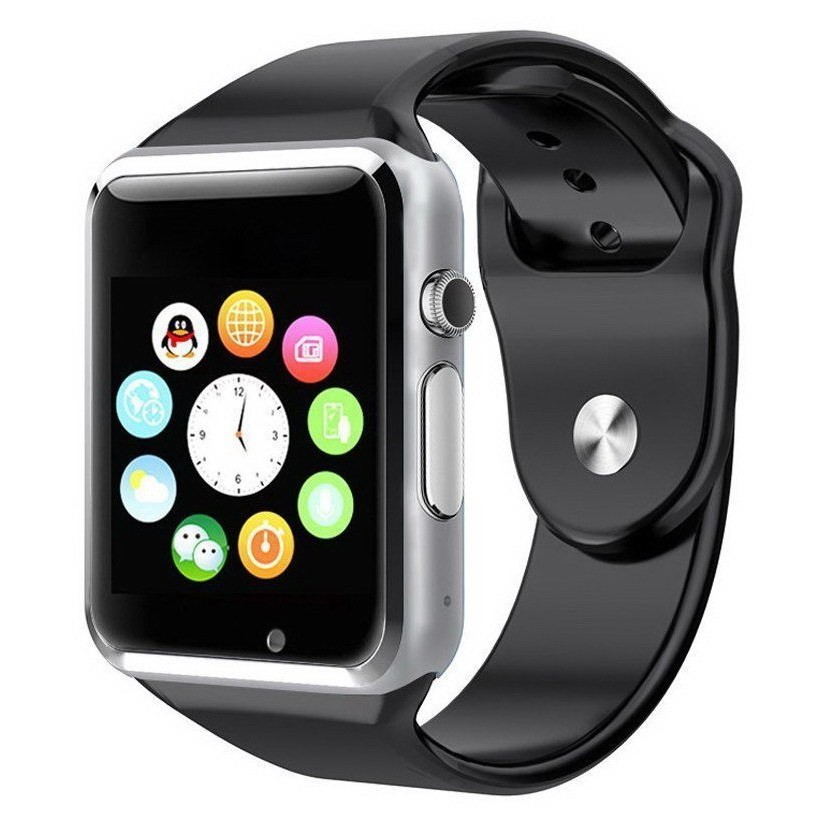 Умные часы Smart Watch A1 - серебро, черный ремешок Умные часы Smart Watch A1 - серебро, черный ремешокУмные Smart часы<br>А вы знаете, что часы могут не только показывать время, но и с легкостью заменят даже самый дорогой планшет? Умные часы Smart Watch A1 поразят вас своей многофункциональностью и привлекательной ценой в интернет магазине Мелеон!<br>