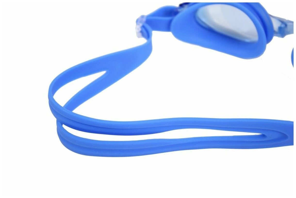 фото Очки для плавания bradex регуляр, синие, цвет линзы - синий