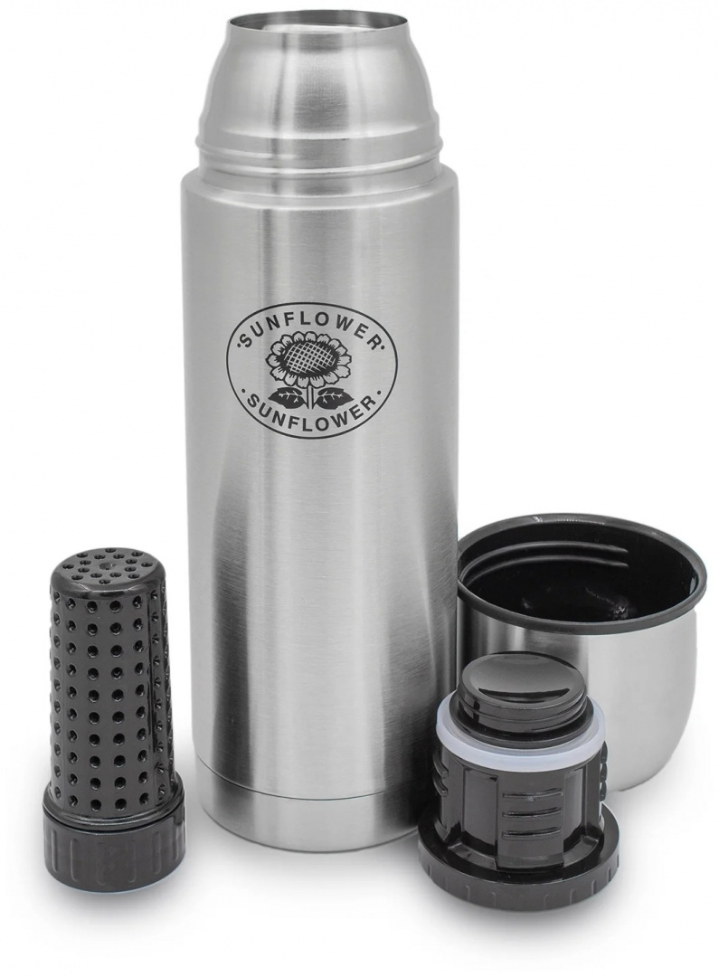 фото Подсолнух-sunflower svbt700 термос с узким горлышком пробка без кнопки с тубой