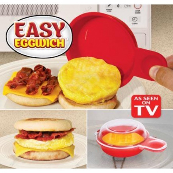 Яичница Easy Eggwich - омлет в микроволновке Яичница Easy Eggwich - омлет в микроволновкеДля микроволновки<br>Яичница – это стандартный завтрак для большинства семей. Думаете, что перепробовали уже все рецепты и близких удивить без затрат времени и усилий не получится? Вы ошибаетесь! Вам поможет революционная воздушная яичница Easy Eggwich! Всего за минуту вы приготовите удивительный завтрак!<br>