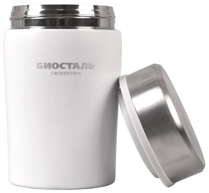фото Классический термос biostal ntd-500, 0.5 л белый