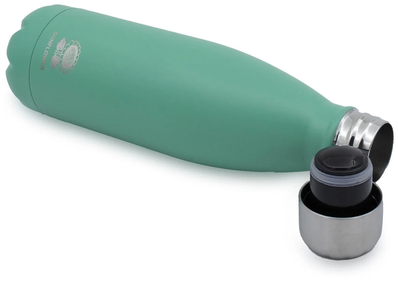 фото Подсолнух-sunflower svk500с термос-бутылка т/зелёный