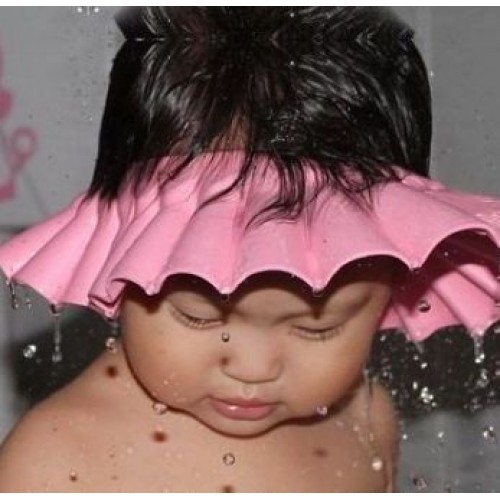 фото Шапочка козырек для купания ребенка