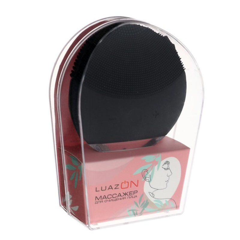 фото Массажёр luazon lem-42, для чистки лица, ультразвуковой, от usb, 150 ма/ч, микс