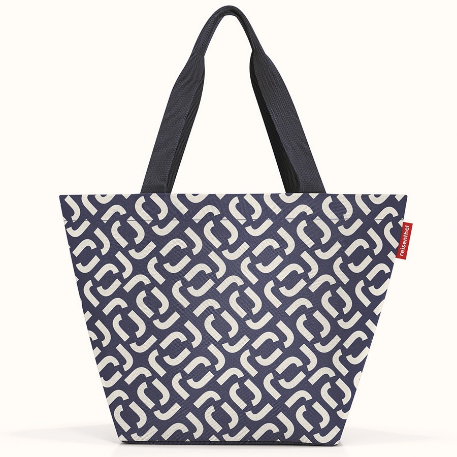 фото Сумка shopper m signature navy