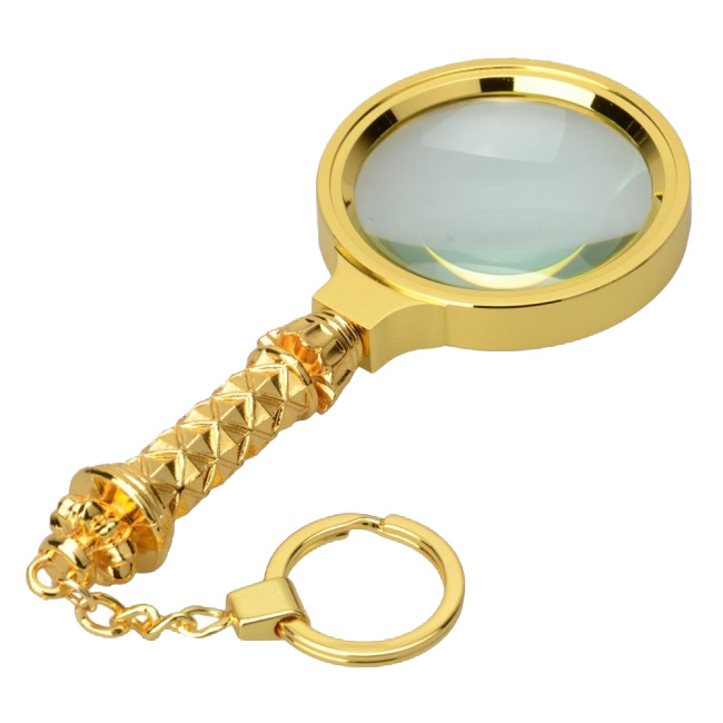 

Лупа Magnifier, золото диаметр 90 мм