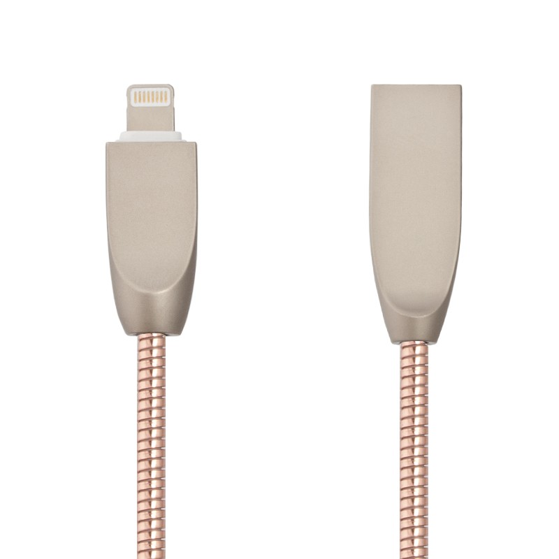 USB кабель «LP» для Apple Lightning 8-pin «Панцирь» в металлической оплетке (розовое золото/коробка)
USB кабель «LP» для Apple Lightning 8-pin «Панцирь» в металлической оплетке (розовое золото/коробка)