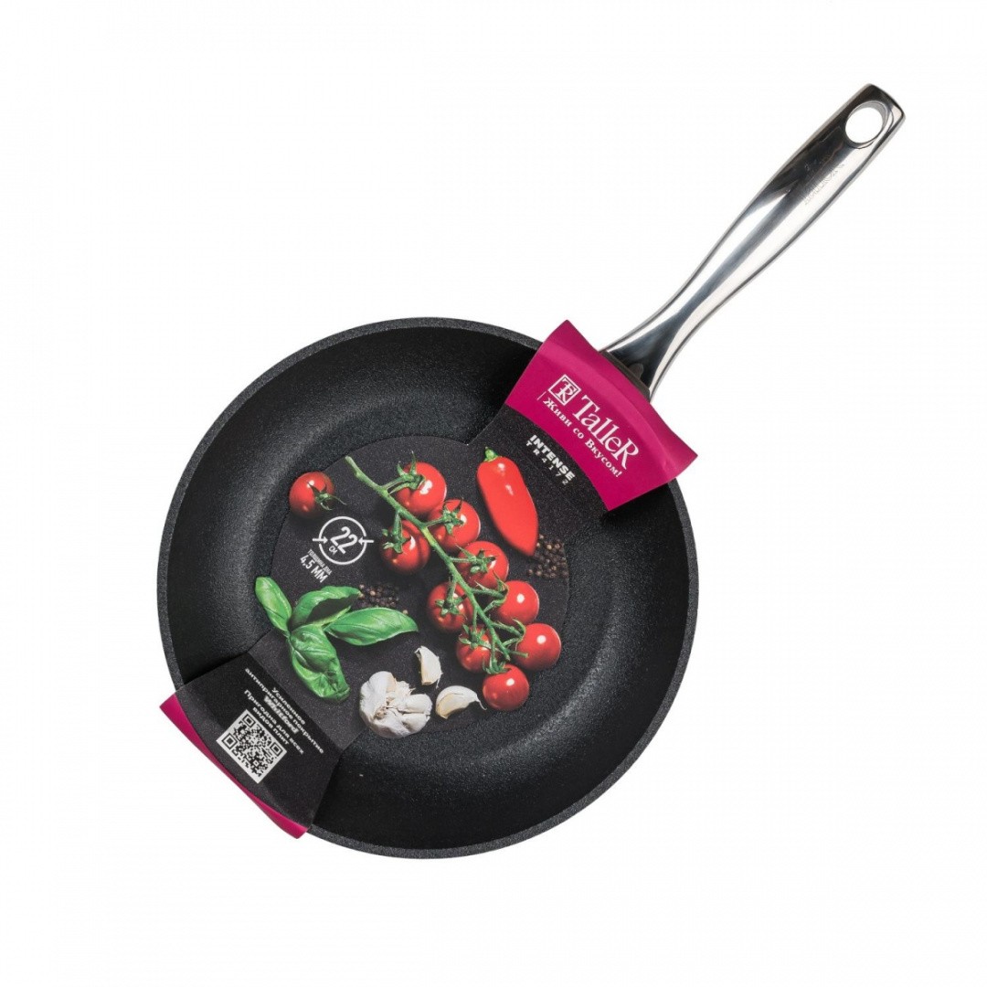 фото Сковорода taller tr 4172, 22 см, черный