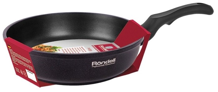 фото Сковорода rondell indigo rda-1250, 24 см, черный 2