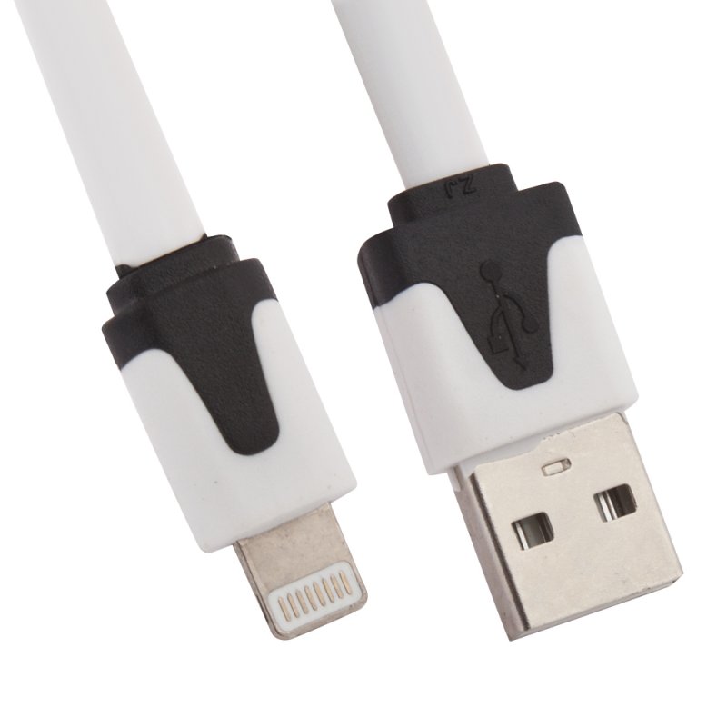 USB кабель «LP» для Apple iPhone/iPad Lightning 8-pin плоский узкий (белый/коробка)
USB кабель «LP» для Apple iPhone/iPad Lightning 8-pin плоский узкий (белый/коробка)