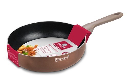 фото Сковорода rondell impressia bronze rda-1154, 26 см, черный