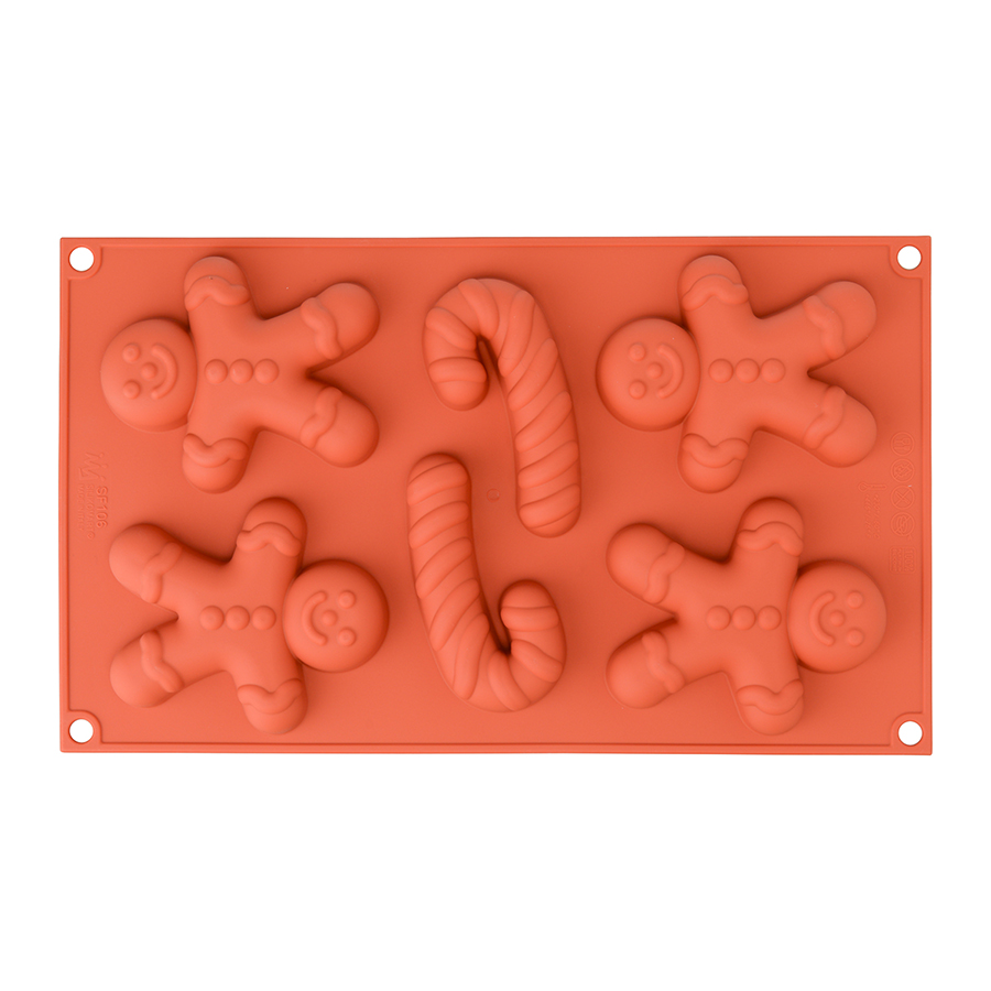 Форма для приготовления печенья Ginderbread Man, 17,5x30 см, силиконовая, терракотовый
Форма для приготовления печенья Ginderbread Man, 17,5x30 см, силиконовая, терракотовый