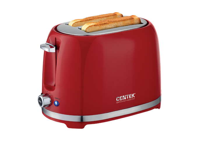 Тостер Centek СТ-1432 RED 850Вт, 7 ур. прожарки, 2 тоста, поддон, стоп, подогрев, разморозка
Тостер Centek СТ-1432 RED 850Вт, 7 ур. прожарки, 2 тоста, поддон, стоп, подогрев, разморозка