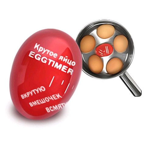 Индикатор для варки яиц Egg timer Индикатор для варки яиц Egg timerТермометры и таймеры для готовки<br>Индикатор для варки яиц Egg timer поможет хозяйкам научиться варить яйца всмятку или «в мешочек». Индикатор сигнализирует о степени готовности яиц благодаря обесцвечиванию.<br>