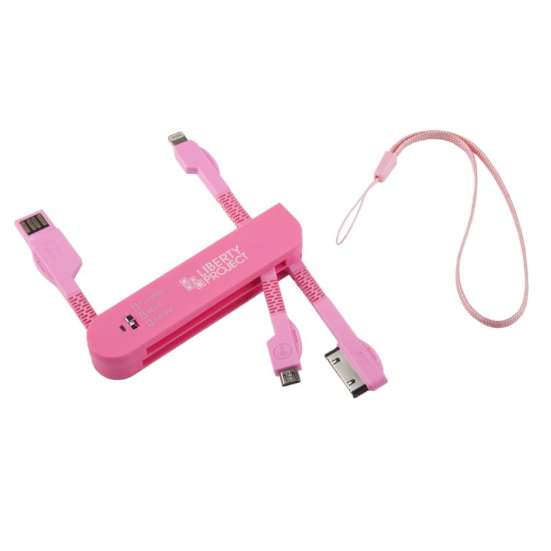 USB кабель «LP» 3 в 1 карманный розовый (micro USB/Apple Lightning 8-pin/Apple 30 pin)
USB кабель «LP» 3 в 1 карманный розовый (micro USB/Apple Lightning 8-pin/Apple 30 pin)