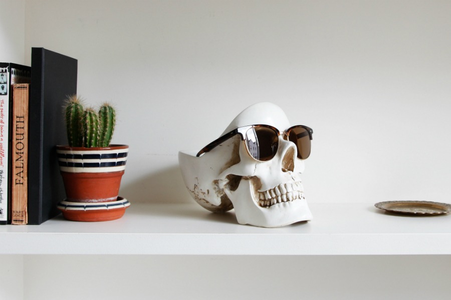 фото Органайзер для мелочей skull, белый