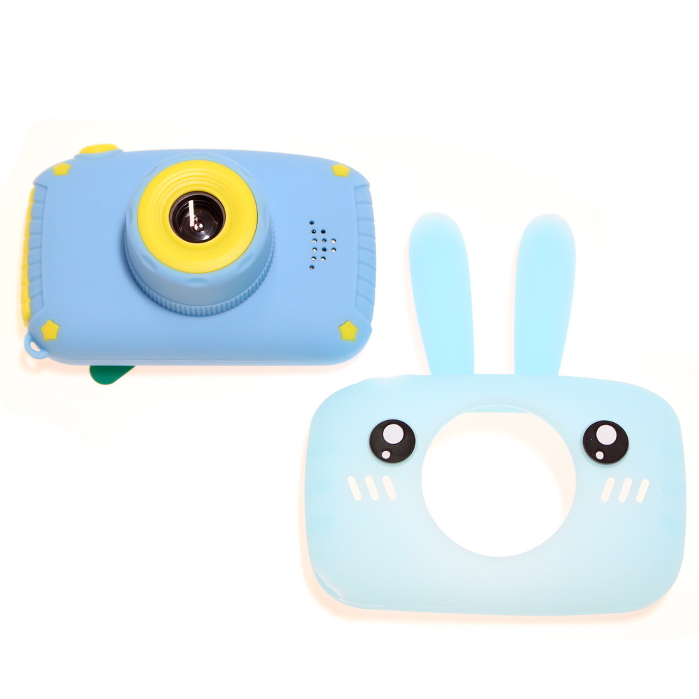 фото Детский фотоаппарат зайцы kids fun camera, голубой