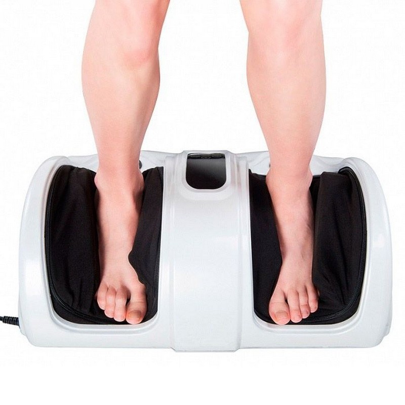 фото Массажер для ног с ик-прогревом и led-дисплеем angel feet fitstudio (белый)