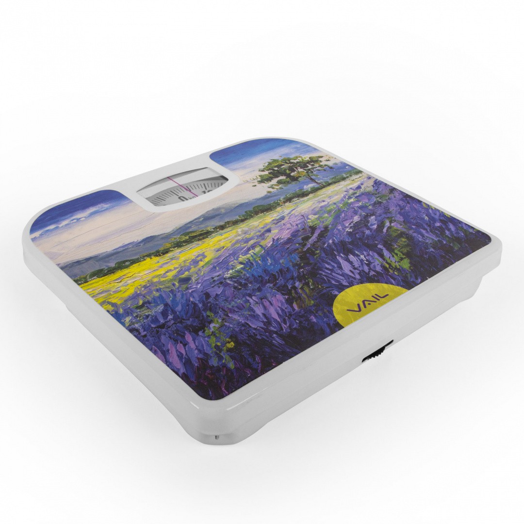 фото Весы напольные механические vail vl-4206, 130 кг, 26*24см