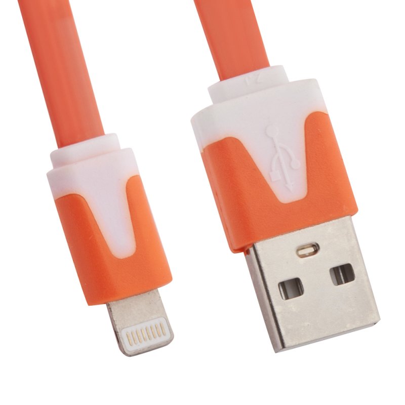 USB кабель «LP» для Apple iPhone/iPad Lightning 8-pin плоский узкий (оранжевый/европакет)
USB кабель «LP» для Apple iPhone/iPad Lightning 8-pin плоский узкий (оранжевый/европакет)