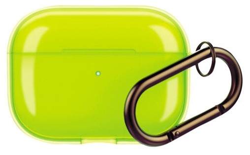 фото Чехол neon для airpods pro, карабин, желтый, deppa