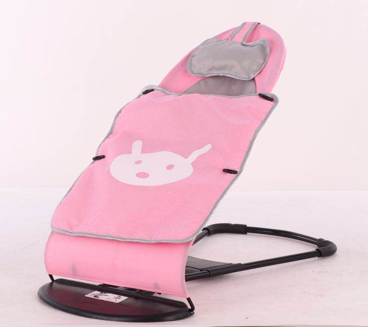 

Кресло-шезлонг для новорожденных - Зайка, розовый