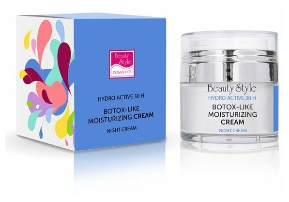 Beauty Style Hydro Active 30H Botox-Like Moisturizing Cream Ночной увлажняющий крем для лица с ботоэффектом
Beauty Style Hydro Active 30H Botox-Like Moisturizing Cream Ночной увлажняющий крем для лица с ботоэффектом