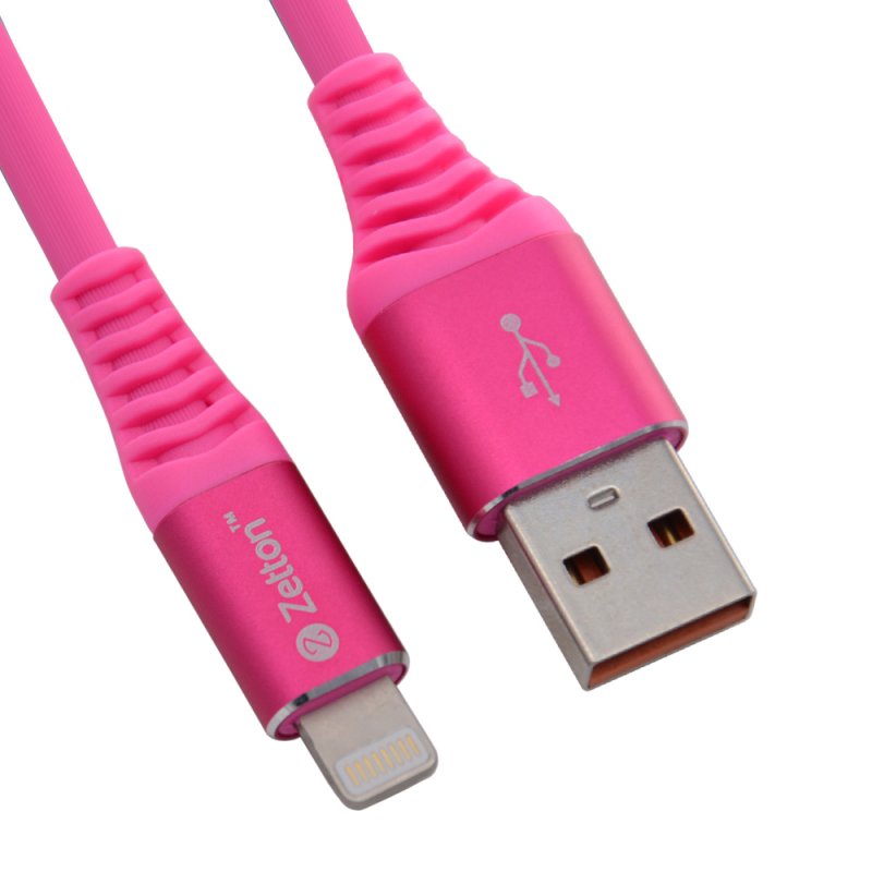 USB кабель Zetton USB SyncCharge Round Soft TPE Data Cable USB to Lightning розовый (ZTUSBRSTPKA8)
USB кабель Zetton USB SyncCharge Round Soft TPE Data Cable USB to Lightning розовый (ZTUSBRSTPKA8)